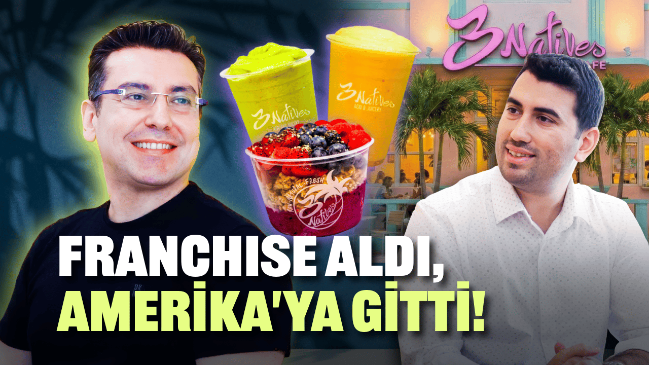 Franchise aldı, Amerika'ya Gitti