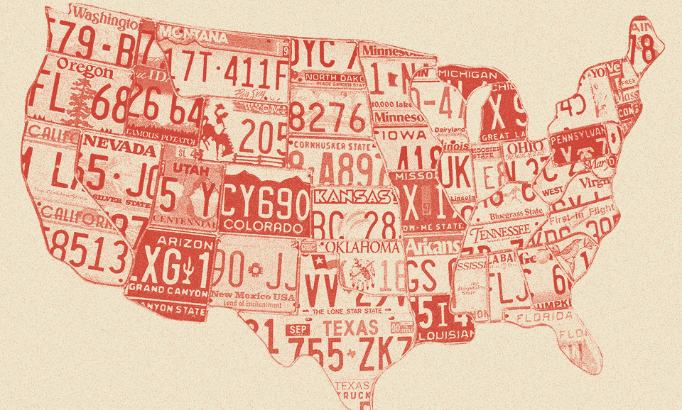 Amerika eyaletleri haritası