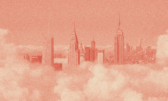 A landscape view of New York City.