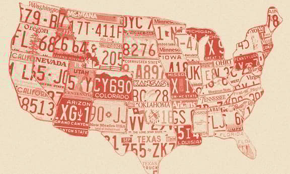 Amerika eyaletleri haritası