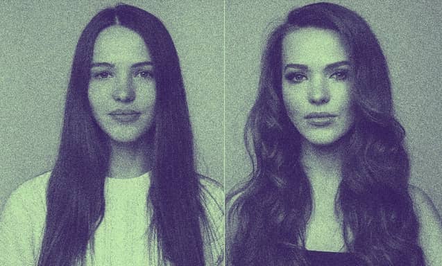 1 kızın fotoğrafı düzenlenmiş diğer fotoğraf düzenlenmemiş