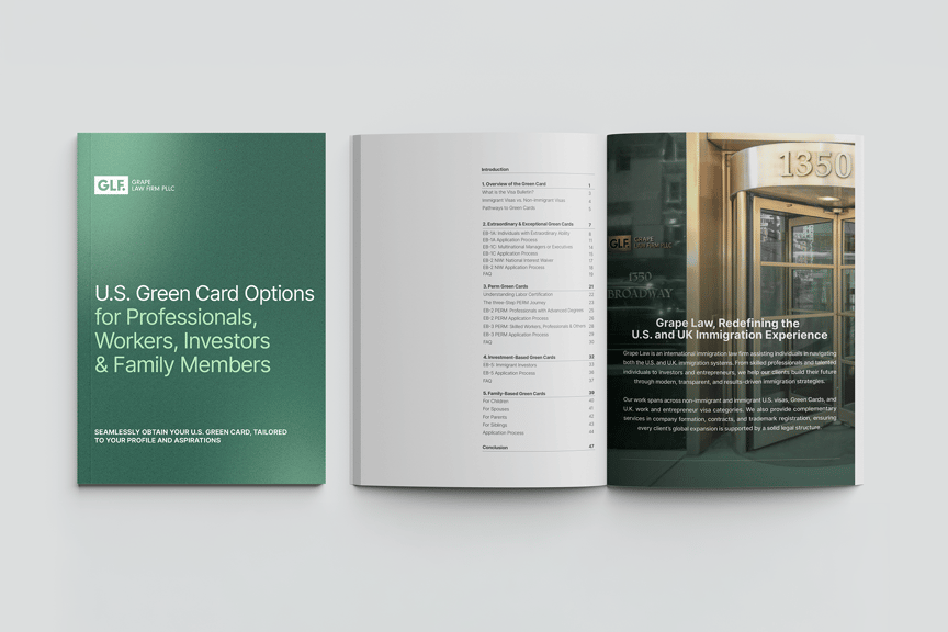 Green Card Options for Professionals, Workers, Investors & Family Members