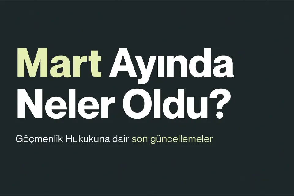 Mart Ayı Haber Bülteni