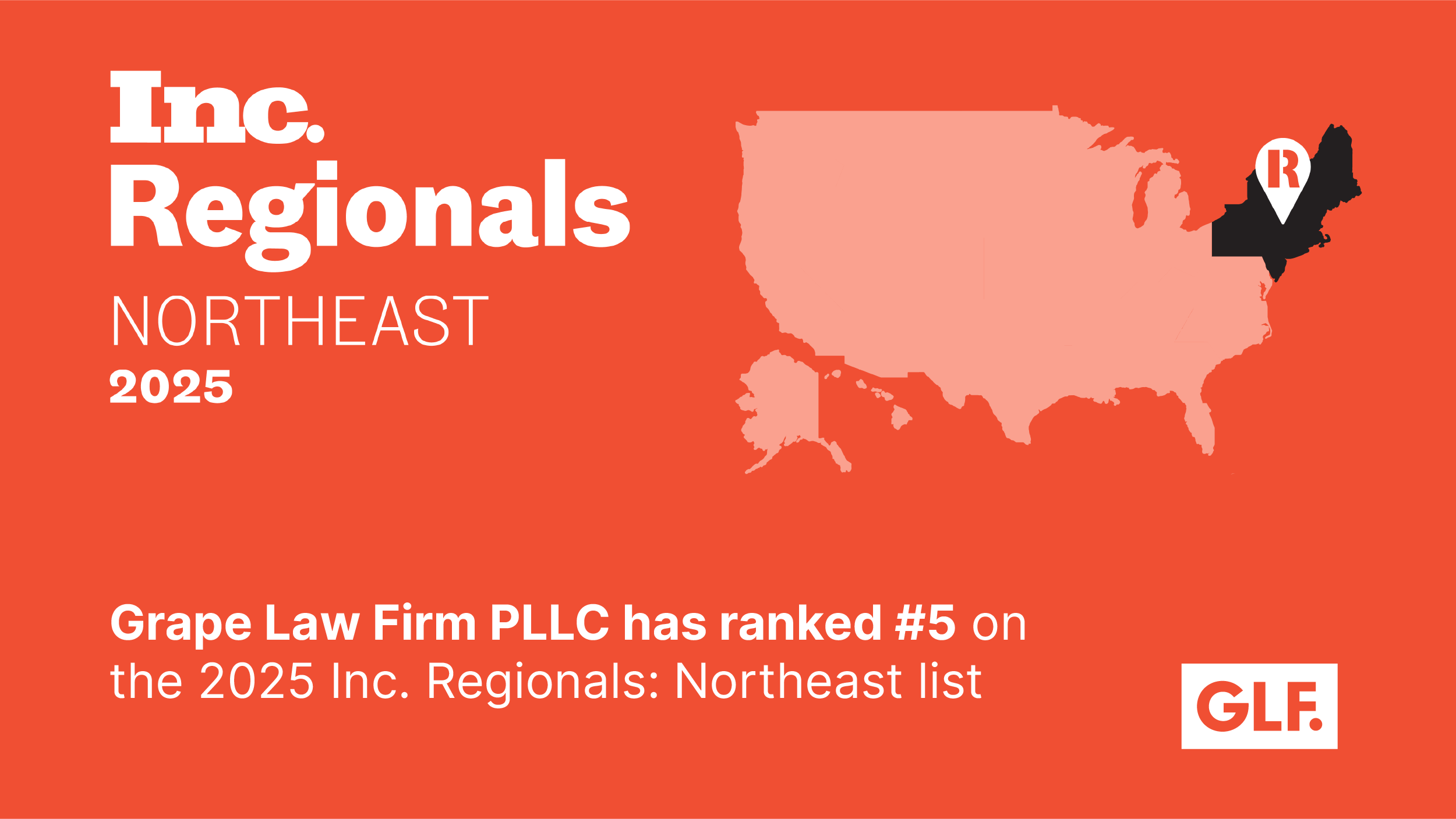 Grape Law Ranks 5th Among Fastest-Growing Companies in the U.S. Northeast